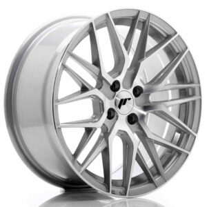 JR Wheels (JR Veljed) JR28 17x8 ET40 4x100 Silver Machined Face