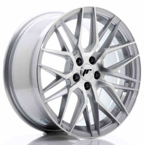 JR Wheels (JR Veljed) JR28 17x8 ET40 5x112 Silver Machined Face