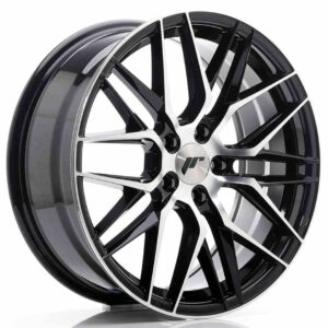 JR Wheels (JR Veljed) JR28 18x7.5 ET40 5x112 Gloss Black Machined Face