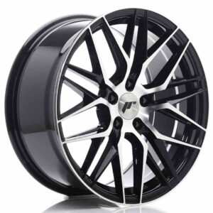 JR Wheels (JR Veljed) JR28 18x8.5 ET40 5x112 Gloss Black Machined Face