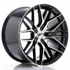 JR Wheels (JR Veljed) JR28 19x10.5 ET20-40 5H BLANK Gloss Black Machined Face