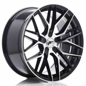 JR Wheels (JR Veljed) JR28 19x9.5 ET20-40 5H BLANK Gloss Black Machined Face