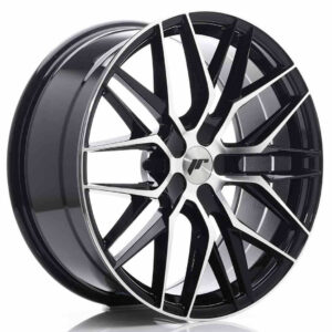 JR Wheels (JR Veljed) JR28 20x8.5 ET40 5H BLANK Gloss Black Machined Face
