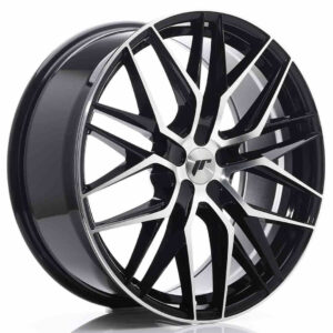 JR Wheels (JR Veljed) JR28 21x9 ET15-45 5H BLANK Gloss Black Machined Face