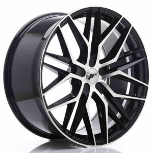 JR Wheels (JR Veljed) JR28 22x10.5 ET15-50 5H BLANK Gloss Black Machined Face