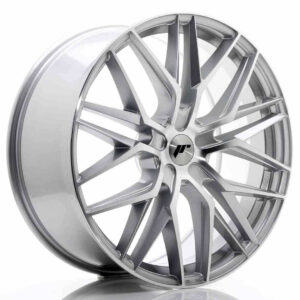 JR Wheels (JR Veljed) JR28 22x9 ET30-45 5H BLANK Silver Machined Face