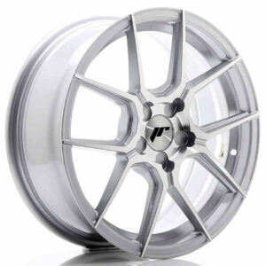 JR Wheels (JR Veljed) JR30 17x7 ET20-40 5H BLANK Silver Machined Face
