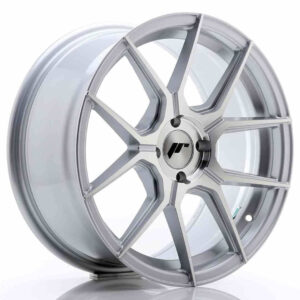 JR Wheels (JR Veljed) JR30 17x8 ET40 4x100 Silver Machined Face