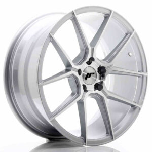 JR Wheels (JR Veljed) JR30 19x8.5 ET40 5x114.3 Silver Machined Face