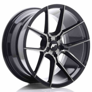 JR Wheels (JR Veljed) JR30 19x9.5 ET20-40 5H BLANK Black Brushed w/Tinted Face