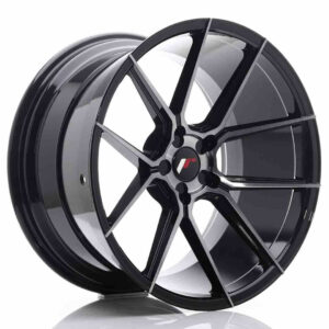 JR Wheels (JR Veljed) JR30 20x11 ET20-30 5H BLANK Black Brushed w/Tinted Face