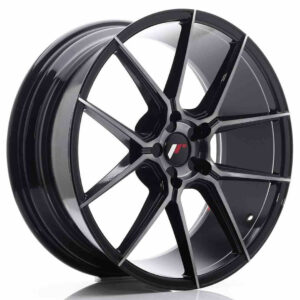 JR Wheels (JR Veljed) JR30 20x8.5 ET20-42 5H BLANK Black Brushed w/Tinted Face