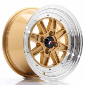 JR Wheels (JR Veljed) JR31 15x7.5 ET20 4x100 Gold w/Machined Lip