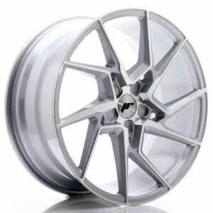 JR Wheels (JR Veljed) JR33 20x9 ET20-48 5H BLANK Silver Machined Face