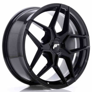 JR Wheels (JR Veljed) JR34 18x8 ET20-42 5H BLANK Glossy Black