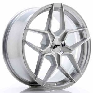 JR Wheels (JR Veljed) JR34 18x8 ET20-42 5H BLANK Silver Machined Face