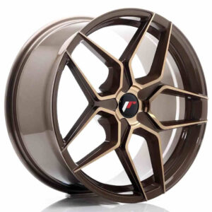 JR Wheels (JR Veljed) JR34 19x8.5 ET35-40 5H BLANK Platinum Bronze