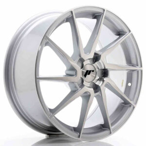 JR Wheels (JR Veljed) JR36 18x8 ET20-52 5H BLANK Silver Brushed Face