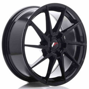 JR Wheels (JR Veljed) JR36 18x8 ET35-52 5H BLANK Gloss Black