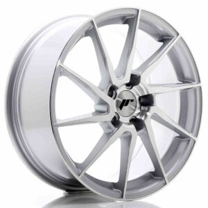 JR Wheels (JR Veljed) JR36 18x8 ET35 5x120 Silver Brushed Face