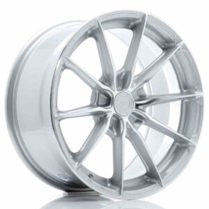 JR Wheels (JR Veljed) JR37 17x8 ET20-40 5H BLANK Silver Machined Face