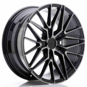 JR Wheels (JR Veljed) JR38 18x8 ET20-45 5H BLANK Black Brushed w/Tinted Face