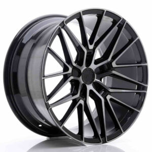 JR Wheels (JR Veljed) JR38 20x10.5 ET20-45 5H BLANK Black Brushed w/Tinted Face