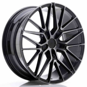 JR Wheels (JR Veljed) JR38 20x8.5 ET35-45 5H BLANK Black Brushed w/Tinted Face