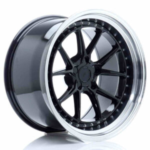 JR Wheels (JR Veljed) JR39 19x11 ET0-25 5H BLANK Glossy Black w/Machined Lip