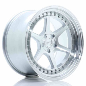 JR Wheels (JR Veljed) JR43 18x10.5 ET15-22 5H BLANK Silver w/Machined Face