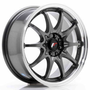 JR Wheels (JR Veljed) JR5 16x7 ET30 4x100/108 Gun Metal w/Machined Lip