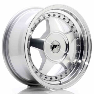JR Wheels (JR Veljed) JR6 15x7 ET20-35 BLANK Silver Machined Face