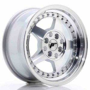 JR Wheels (JR Veljed) JR6 15x7 ET35 4x100 Silver Machined Face