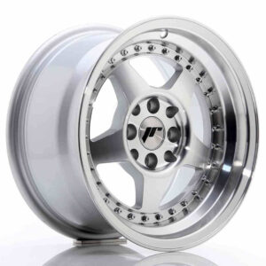 JR Wheels (JR Veljed) JR6 15x8 ET15 4x100/114 Silver Machined Face