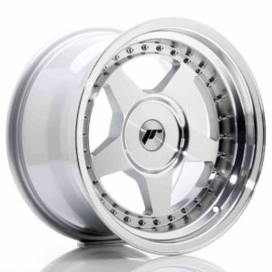 JR Wheels (JR Veljed) JR6 16x9 ET0-20 BLANK Silver Machined Face