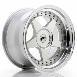JR Wheels (JR Veljed) JR6 17x10 ET0-20 BLANK Silver Machined Face