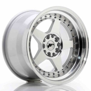 JR Wheels (JR Veljed) JR6 17x10 ET20 5x114/120 Silver Machined Face