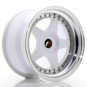 JR Wheels (JR Veljed) JR6 17x10 ET20 BLANK White w/Machined Lip