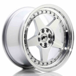 JR Wheels (JR Veljed) JR6 17x9 ET25 5x114/120 Silver Machined Face