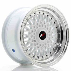 JR Wheels (JR Veljed) JR9 15x8 ET20 4x100/108 White w/Machined Lip