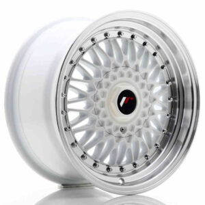 JR Wheels (JR Veljed) JR9 16x8 ET25 4x100/108 White w/Machined Lip