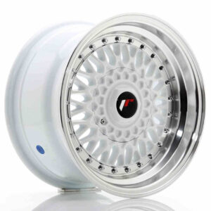 JR Wheels (JR Veljed) JR9 16x9 ET20 4x100/108 White w/Machined Lip