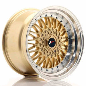 JR Wheels (JR Veljed) JR9 17x10 ET20 5x112/120 Gold w/Machined Lip