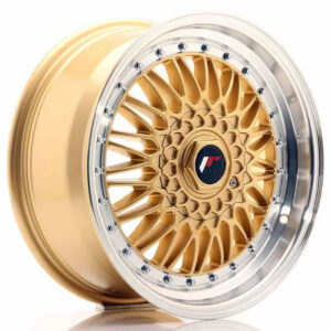 JR Wheels (JR Veljed) JR9 17x7.5 ET35 BLANK Gold w/Machined Lip