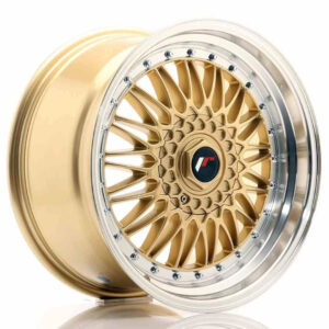JR Wheels (JR Veljed) JR9 18x9 ET20-40 BLANK Gold w/Machined Lip