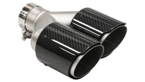 Summutiots Type:001 89mmx2 inlet 63.5mm Carbon Läikiv kit