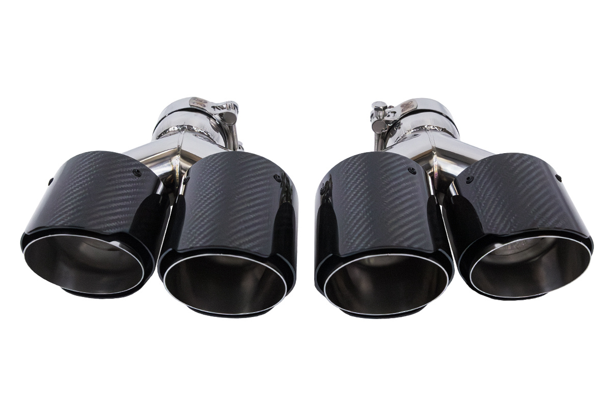 Summutiots Type:08 101mmx2 inlet 70mm Carbon Läikiv kit