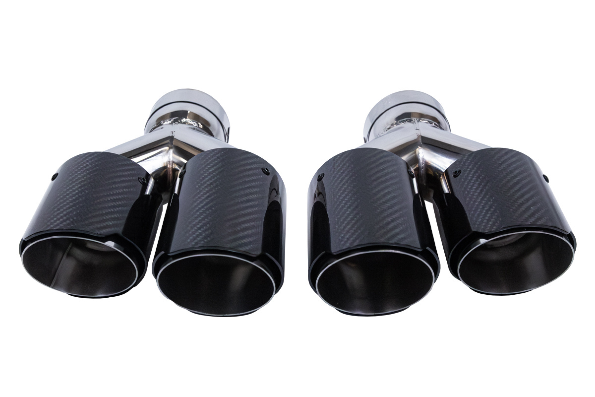 Summutiots Type:08 89mmx2 inlet 70mm Carbon Läikiv kit