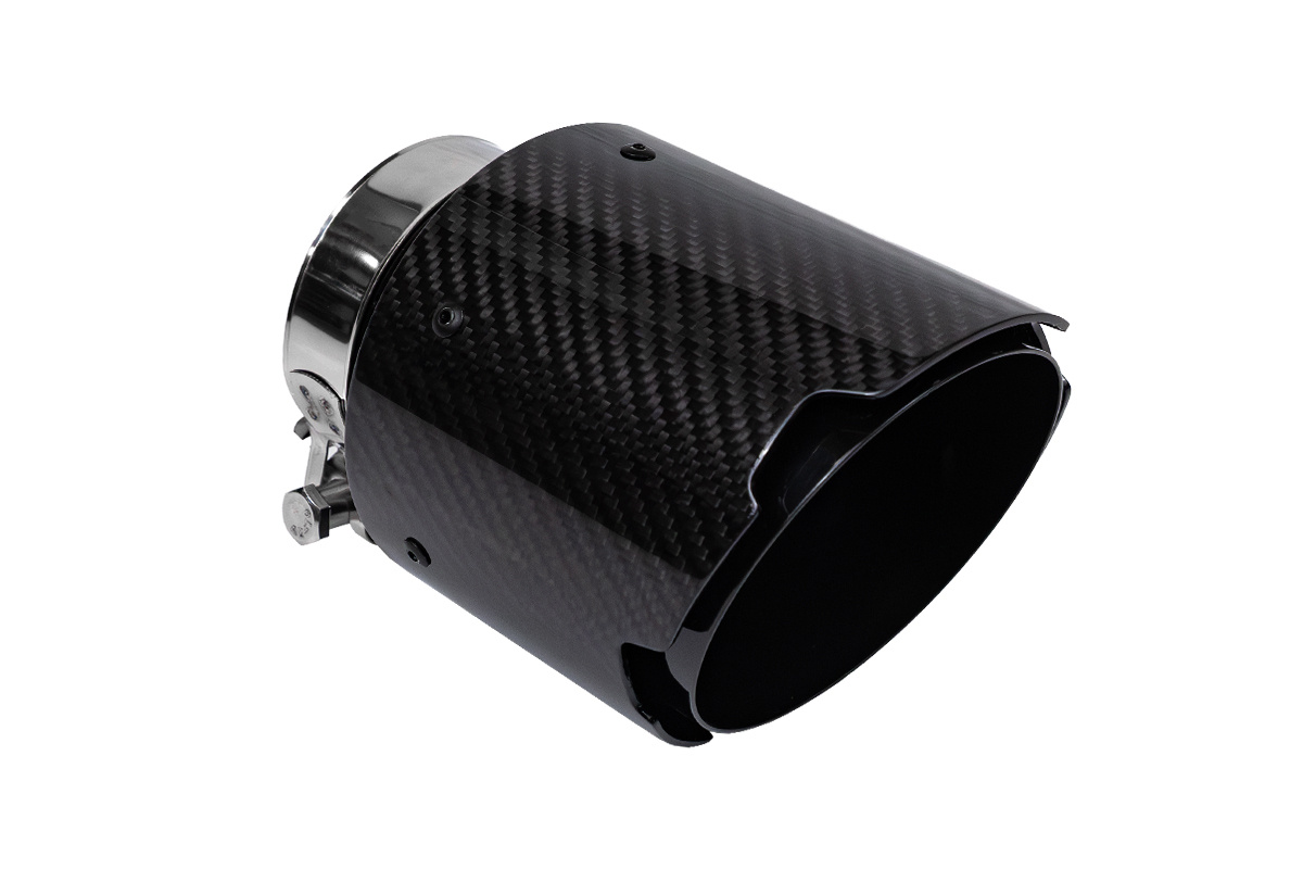 Summutiots Type:13 114mm inlet 76mm Carbon Läikiv