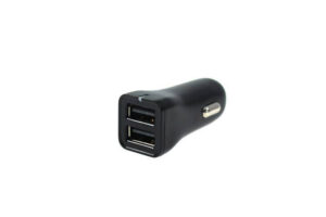 Autolaadija 12-24V 2xUSB 2.4A must Type 1